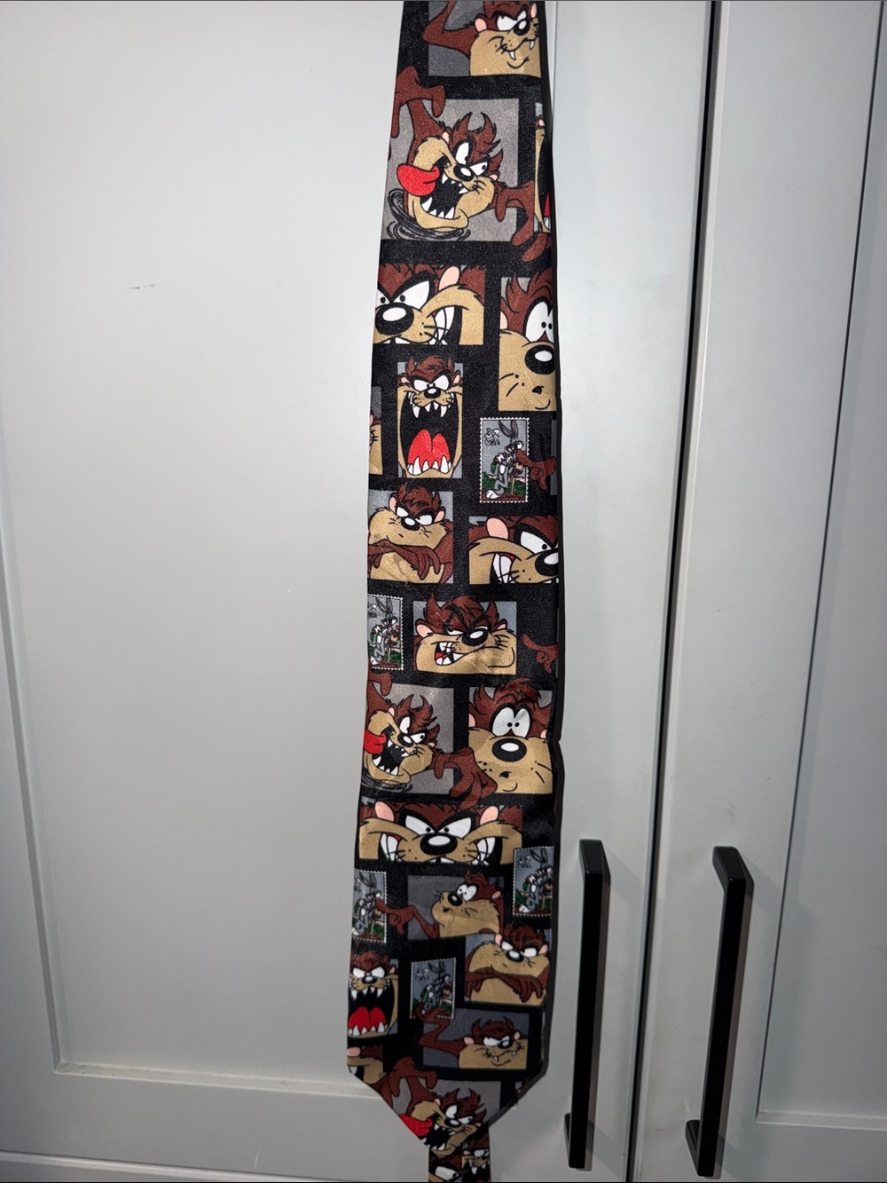 Warner Bros. Looney Tunes Taz Stamp Collection Tie - Black, Brown, Red
